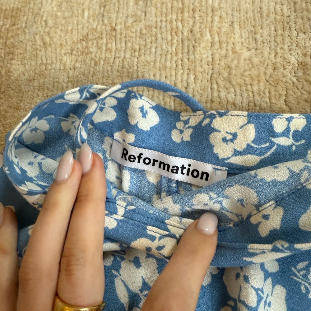 Reformation Betty Floral Print Midi Skirt - Picture 7 of 10
